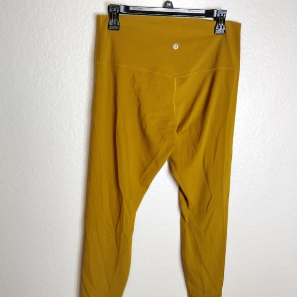 Lululemon Align Pant 25" Gold Spice Sz 12 - Picture 7 of 8